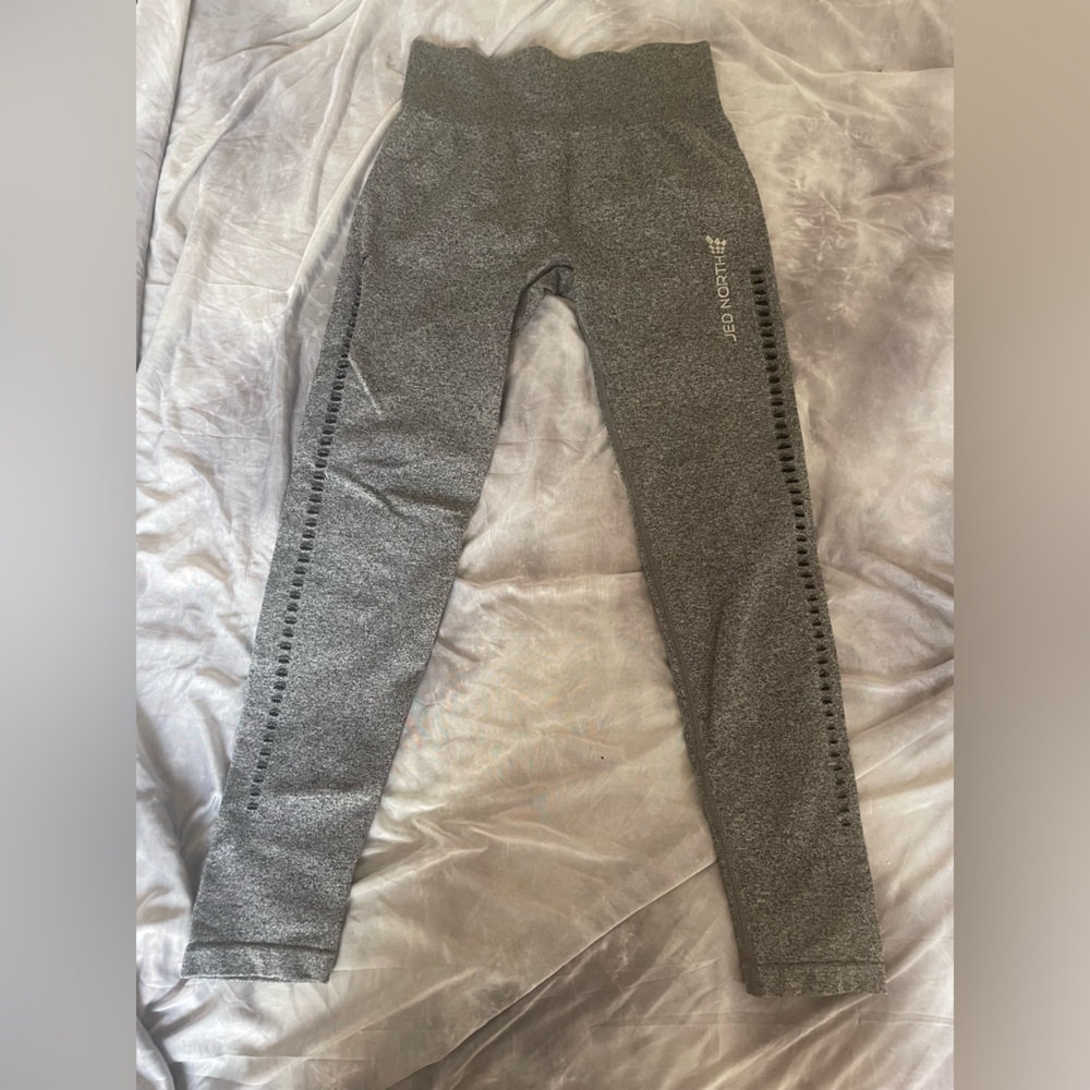 Jed North leggings, grey, cutouts, XS/S